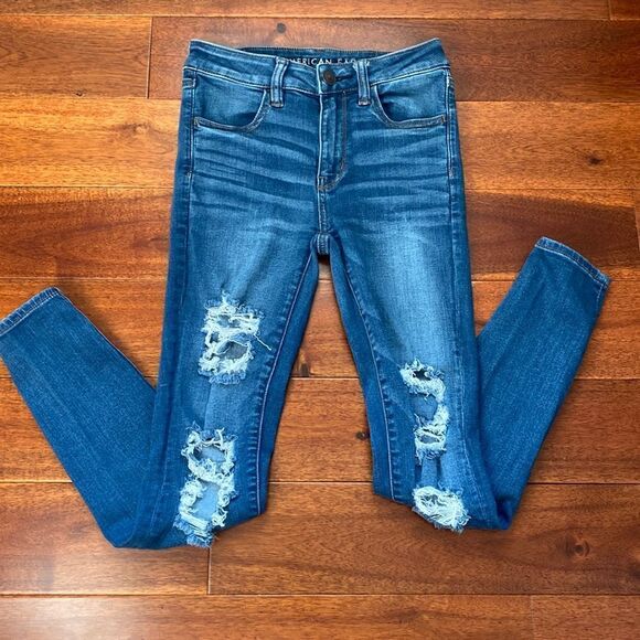 American Eagle Ne(x)t Level Hi-Rise Jeggings - Picture 1 of 7